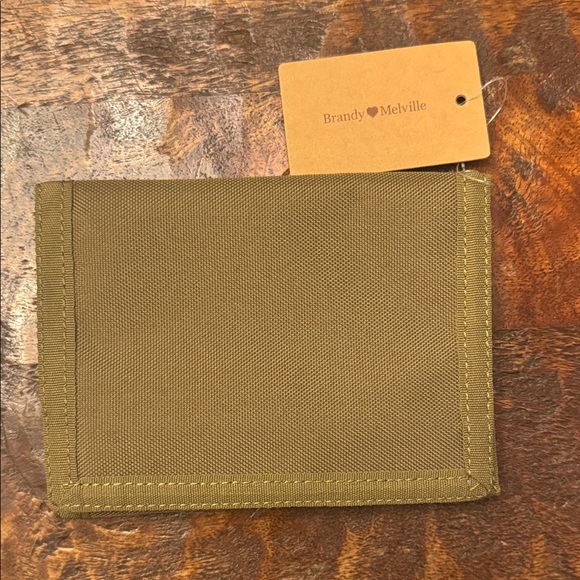Brandy Melville Khaki Men's Card Holder - Picture 1 of 6